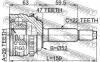 FEBEST 1110006A47 1110-006A47_шрус наружн.29x52x22/ Daewoo Lanos 97-05