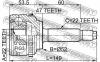 FEBEST 1110007A47 1110-007A47_шрус наружн.22x52x22/ Chevrolet Kalos 03-08