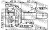 FEBEST 1110ESPA47 ШРУС НАРУЖНЫЙ 29x52x33 (CHEVROLET LACETTI/OPTRA (J200) 2003-2008 CHEVROLET LEGANZA (V100) 1998-2002