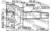 FEBEST 1210011A47 ШРУС НАРУЖНЫЙ 25x60x27 (HYUNDAI SONATA EF 1999-2001 HYUNDAI SONATA EF 2002- KIA OPTIMA/MAGENTIS 2000