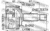 FEBEST 1210NFA47 / ШРУС НАРУЖНЫЙ 25x62,1x27/ [13]