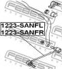 FEBEST 1223SANFR ТЯГА СТАБИЛИЗАТОРА ПЕРЕДНЯЯ ПРАВАЯ