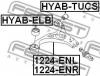 FEBEST 1224-ENR Рычаг передний правый