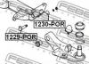 FEBEST 1229POR БОЛТ С ЭКСЦЕНТРИКОМ (HYUNDAI H-1 (Mini Bus) 2001- HYUNDAI H-1 2002- HYUNDAI H100 (AU Truck) 1997- HY