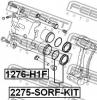 FEBEST 1276-H1F Поршень суппорта тормозного переднего