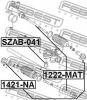 FEBEST 1421-NA Наконечник рулевой
