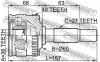 FEBEST 1610-802A48 ШРУС НАРУЖНЫЙ 36X71.8X27