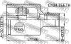 FEBEST 1611-210LH ШРУС внутренний левый