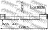 FEBEST 1612-221 Полуось левая