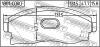 FEBEST 1801-CORCF Колодки передние OPEL MERIVA-A 2003-2010 1801-CORCF