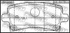 FEBEST 1801-INSR Колодки задние OPEL INSIGNIA 2009- 1801-INSR
