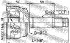 FEBEST 18101007 ШРУС НАРУЖНЫЙ 22x52x22 (OPEL ASTRA F 1991-1998 OPEL KADETT E 1984-1991) FEBEST