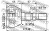 FEBEST 1810ZAF ШРУС НАРУЖНЫЙ 22x52,25x33 (OPEL ASTRA H 2004- OPEL ZAFIRA-B 2005-) FEBEST