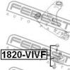 FEBEST 1820-VIVF Опора шаровая переднего нижнего рычага