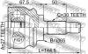 FEBEST 1910X5 ШРУС НАРУЖНЫЙ 27х65х30 (BMW X5 E53 1999-2005) FEBEST