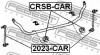FEBEST 2023CAR ТЯГА СТАБИЛИЗАТОРА ПЕРЕДНЯЯ (DODGE CARAVAN 2001-) FEBEST