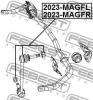 FEBEST 2023-MAGFR Тяга стабилизатора 2023-MAGFR