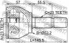 FEBEST 2110FOC ШРУС НАРУЖНЫЙ 23x53.2x25 (FORD FOCUS I DAW/DBW/DFW/DNW 1998-2004) FEBEST