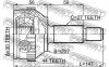 FEBEST 2110MONA44 ШРУС НАРУЖНЫЙ 30x57x27 (FORD MONDEO 1993-2000) FEBEST