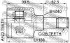 FEBEST 2111-CB420LH ШРУС внутренний