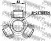 FEBEST 2116-TC718TD Трипоид 26x43