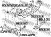 FEBEST 2125FOCUP ТЯГА ЗАДНЯЯ ПОПЕРЕЧНАЯ (FORD C-MAX 2003- FORD FOCUS II 2004-) FEBEST