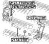 FEBEST 2176-TT9RWDF Поршень суппорта переднего 2176-TT9RWDF