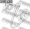 FEBEST 2187-CB3 Ролик натяжной