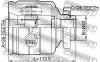 FEBEST 2211-BLRH ШРУС ВНУТРЕННИЙ ПРАВЫЙ 26X42X28