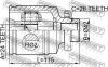 FEBEST 2211-NS20RH ШРУС внутренний правый