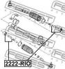 FEBEST 2222-RIO Тяга рулевая