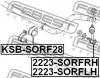 FEBEST 2223-SORFRH Тяга/стойка стабилизатора: KIA SORENTO (BL) 2006-