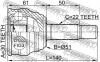 FEBEST 2310011 ШРУС НАРУЖНЫЙ 30x51x22 (SEAT CORDOBA (6K2/C2) 1993-1999 SEAT IBIZA II (6K1) 1993-1999 SEAT TOLEDO I