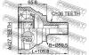 FEBEST 2310031 ШРУС НАРУЖНЫЙ 27x53x36 (AUDI A3 (8P1) 2003- SEAT ALTEA (5P1) 2004- SEAT ALTEA XL (5P5) 2006- SEAT LE