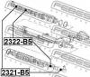 FEBEST 2321-B5 Наконечник рулевой
