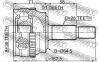 FEBEST 2410-MASTA51 ШРУС наружный 36x65x28