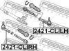 FEBEST 2421CLIRH НАКОНЕЧНИК РУЛЕВОЙ ПРАВЫЙ (RENAULT CLIO I 1990-1998: RENAULT CLIO II 1998-2005: RENAULT KANGOO 1997-: RENAULT MEGANE I 1996-2003: RENAULT MODUS F/JP0 2004-2009: RENAULT SCENIC I 1999-2003: RENAULT TWINGO 1993-2008) FEBEST