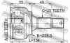 FEBEST 251030716 ШРУС НАРУЖНЫЙ 22x58.5x25 (CITROEN C4 (LC_) 2004- PEUGEOT 207 (WA_, WC_)  2006- PEUGEOT 307 (3A/C) 20