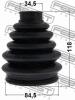 FEBEST 2517-C5 Пыльник ШРУСа внешний (84,5X118X34,5) CITROEN C5 (08- ) 2517-C5