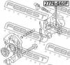 FEBEST 2776-S60F Поршень суппорта тормозного переднего