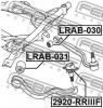 FEBEST 2920-RRIIIF Опора шаровая LAND ROVER RANGE ROVER III 2002-2012