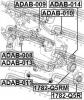 FEBEST ADAB-008 Сайлентблок заднего нижнего рычага