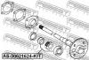 FEBEST AS30621624KIT ПОДШИПНИК ЗАДНЕЙ ПОЛУОСИ (30x62x16x24) КОМПЛЕКТ