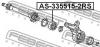 FEBEST AS3355152RS ПОДШИПНИК ПРИВОДА ОПОРНЫЙ (33X55X15) (HONDA ACCORD