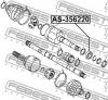 FEBEST AS-356220 Подшипник привода колеса AS-356220