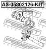 FEBEST AS-35802126-KIT Подшипник шариковый задней полуоси
