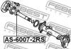 FEBEST AS60072RS ПОДШИПНИК ШАРИКОВЫЙ (35x62x14) (HYUNDAI TERRACAN 2001- MITSUBISHI DELICA P05W/P15W/P25W/P35W 1989-19