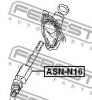 FEBEST ASNN16 ВАЛ КАРДАНЫЙ РУЛЕВОЙ НИЖНИЙ