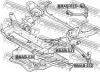FEBEST BMAB-033 Сайлентблок BMW X5 E70 2006-
