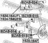 FEBEST BZAB-014 Сайлентблок нижнего переднего рычага